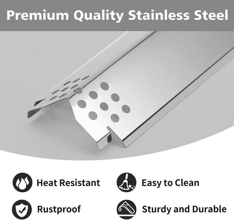 Barbqtime Grill Heat Plates Replacement Parts for Nexgrill, Stainless Steel Heat Tents for Home Depot Nexgrill 5 Burner Gas Grill, 14.6" Flame Cover Replacement Parts for Nexgrill 720-0888 - Image 4